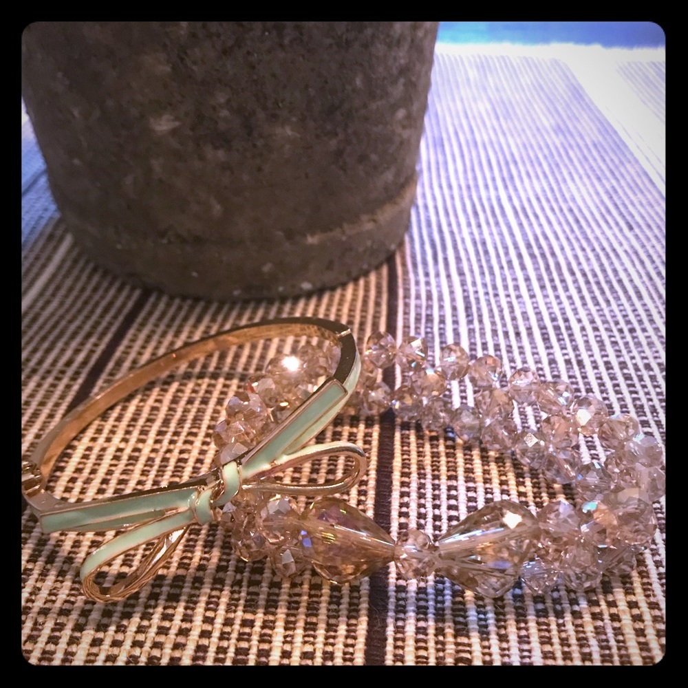 🍍Set of two bow bracelets